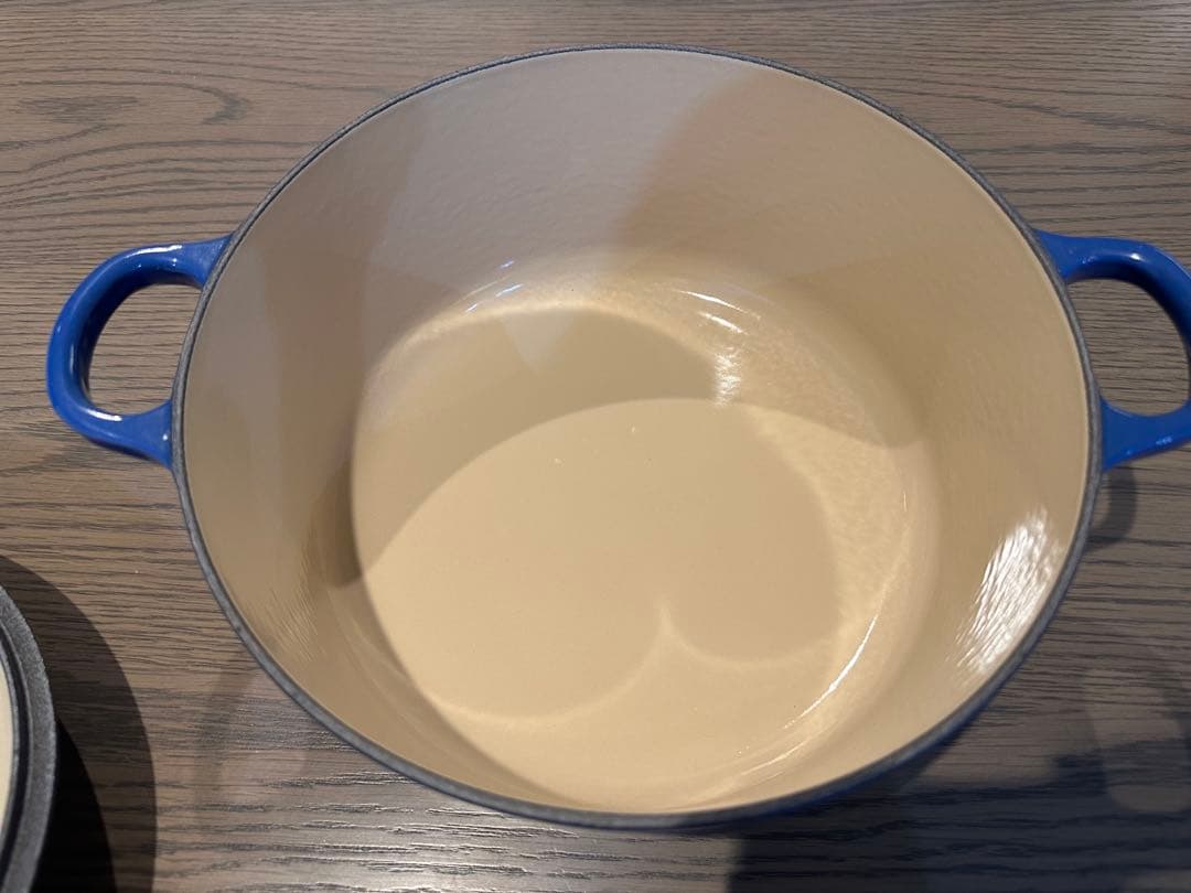 鋳鉄製 両手鍋 ネイビーブルー ルクルーゼ