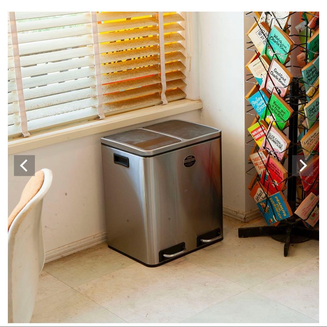 DULTONダルトン★2 COMPARTMENT BIN 30 ゴミ箱