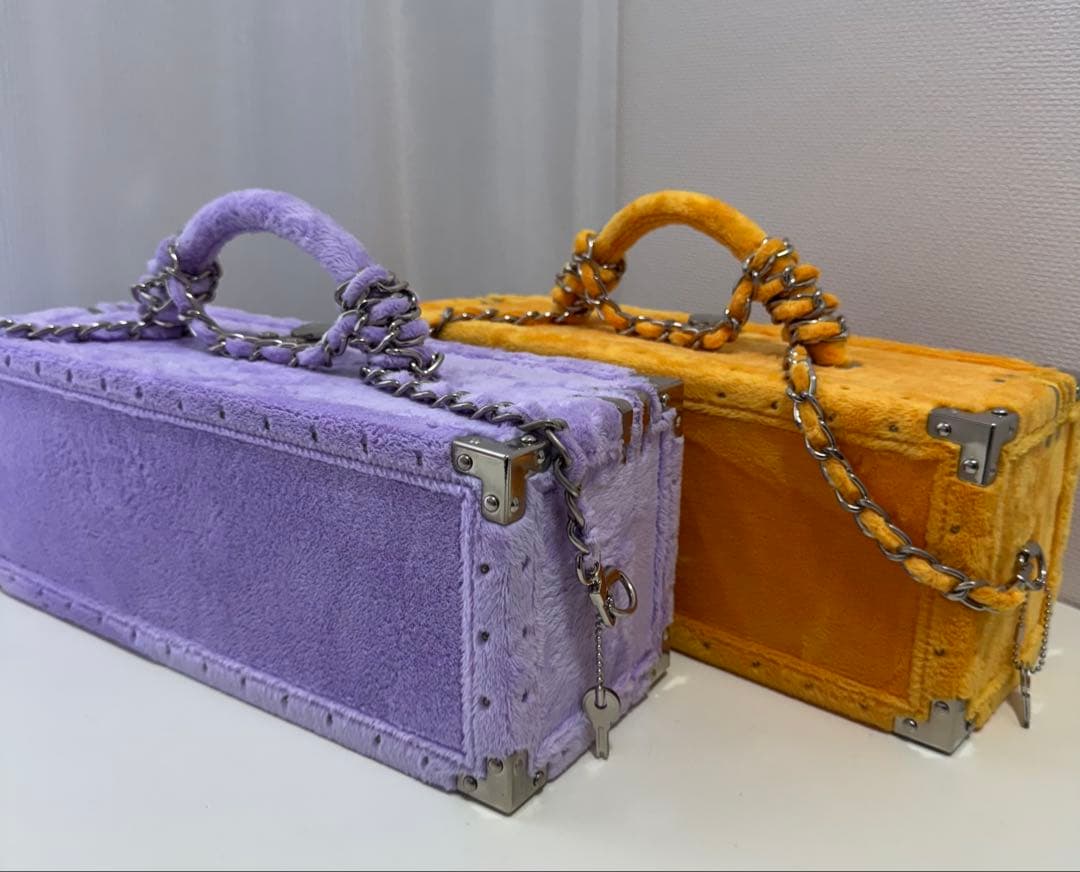 Angel エンジェル シャンパン ハロウィン限定 ファー 空箱 オレンジ 紫