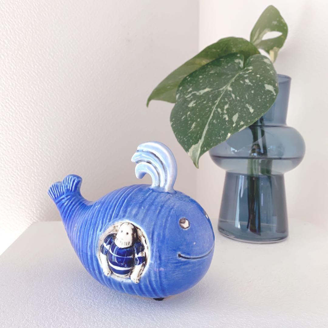 【新品　未使用】Lisa Larson リサラーソン　青い海のヨナ