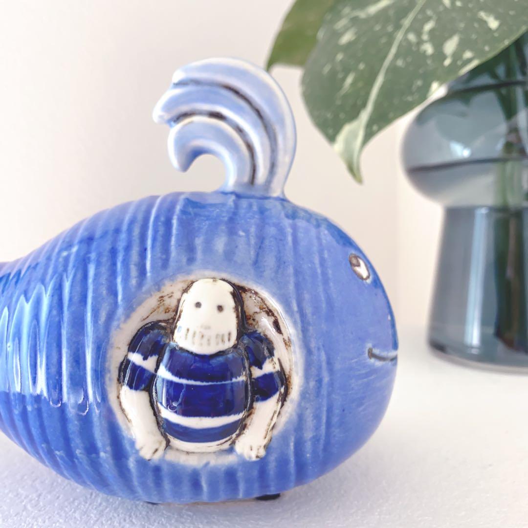 【新品　未使用】Lisa Larson リサラーソン　青い海のヨナ