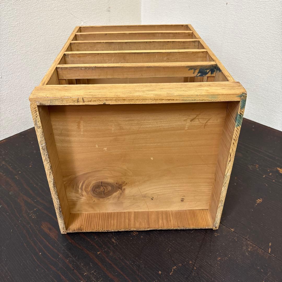 レトロ　木製5段引き出し収納 無垢材／アンティーク　古道具