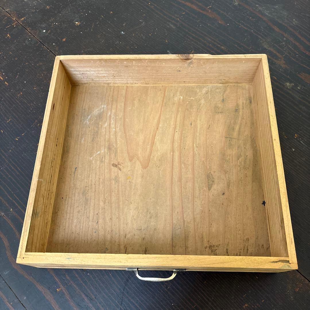 レトロ　木製5段引き出し収納 無垢材／アンティーク　古道具