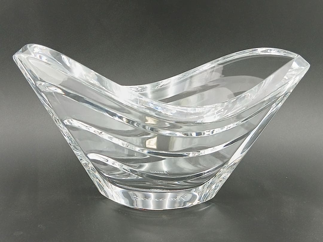 バカラ ウェーブボウル クリスタル