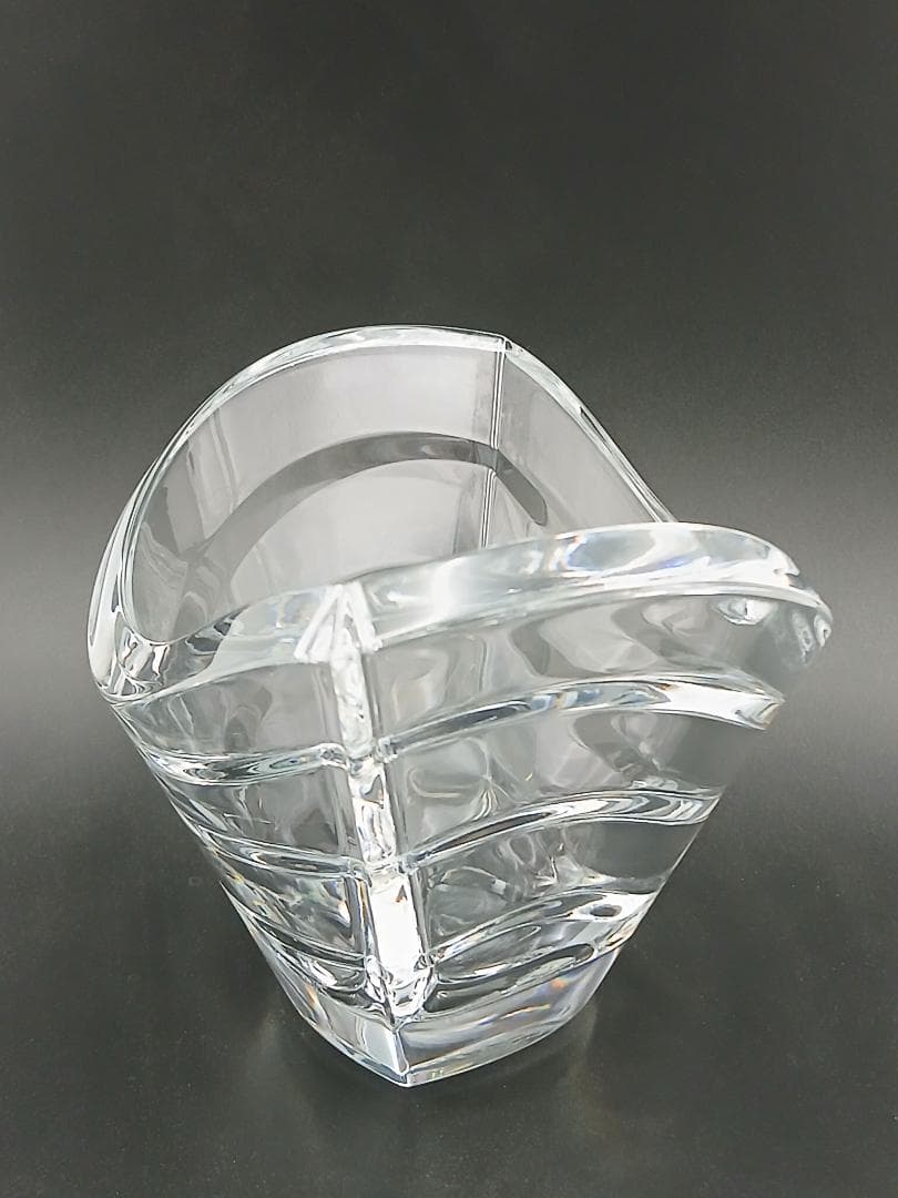 バカラ ウェーブボウル クリスタル