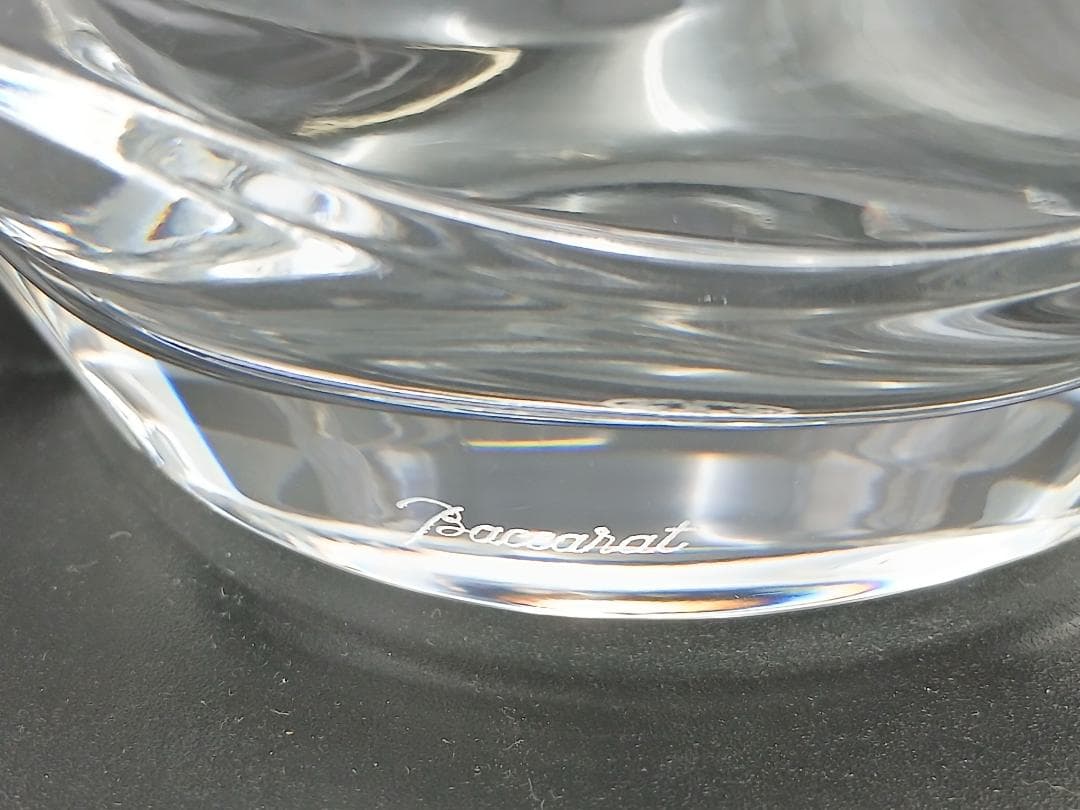 バカラ ウェーブボウル クリスタル