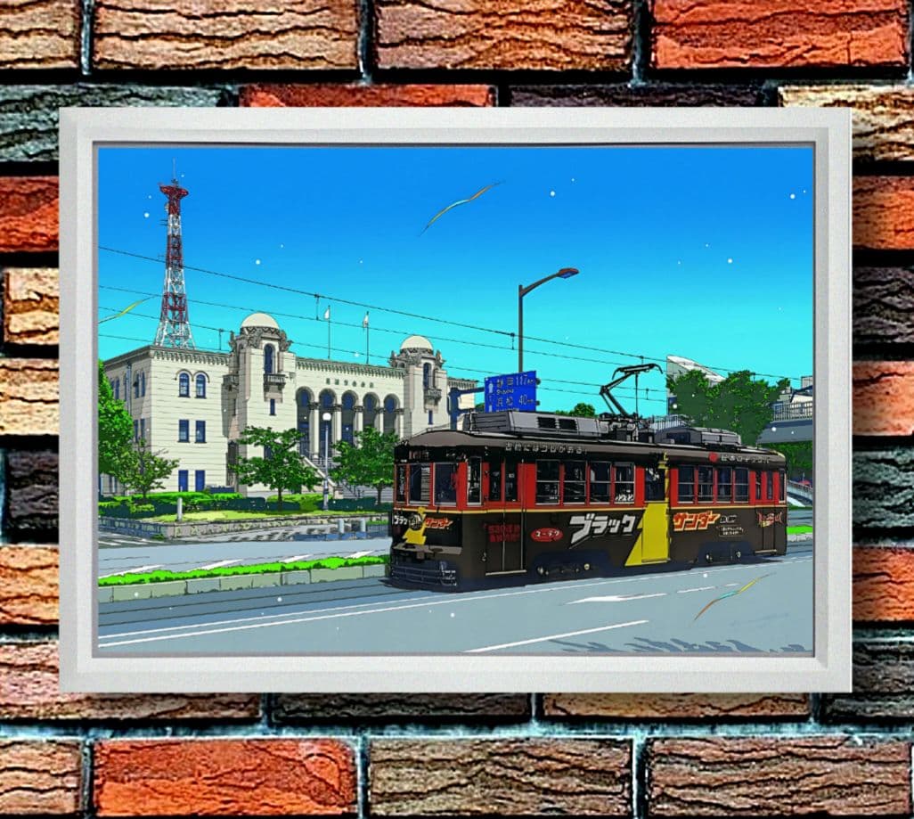 鈴木英人・豊橋・終わりなき日々【A4サイズ写真ポスターフレーム付き全４点セット】