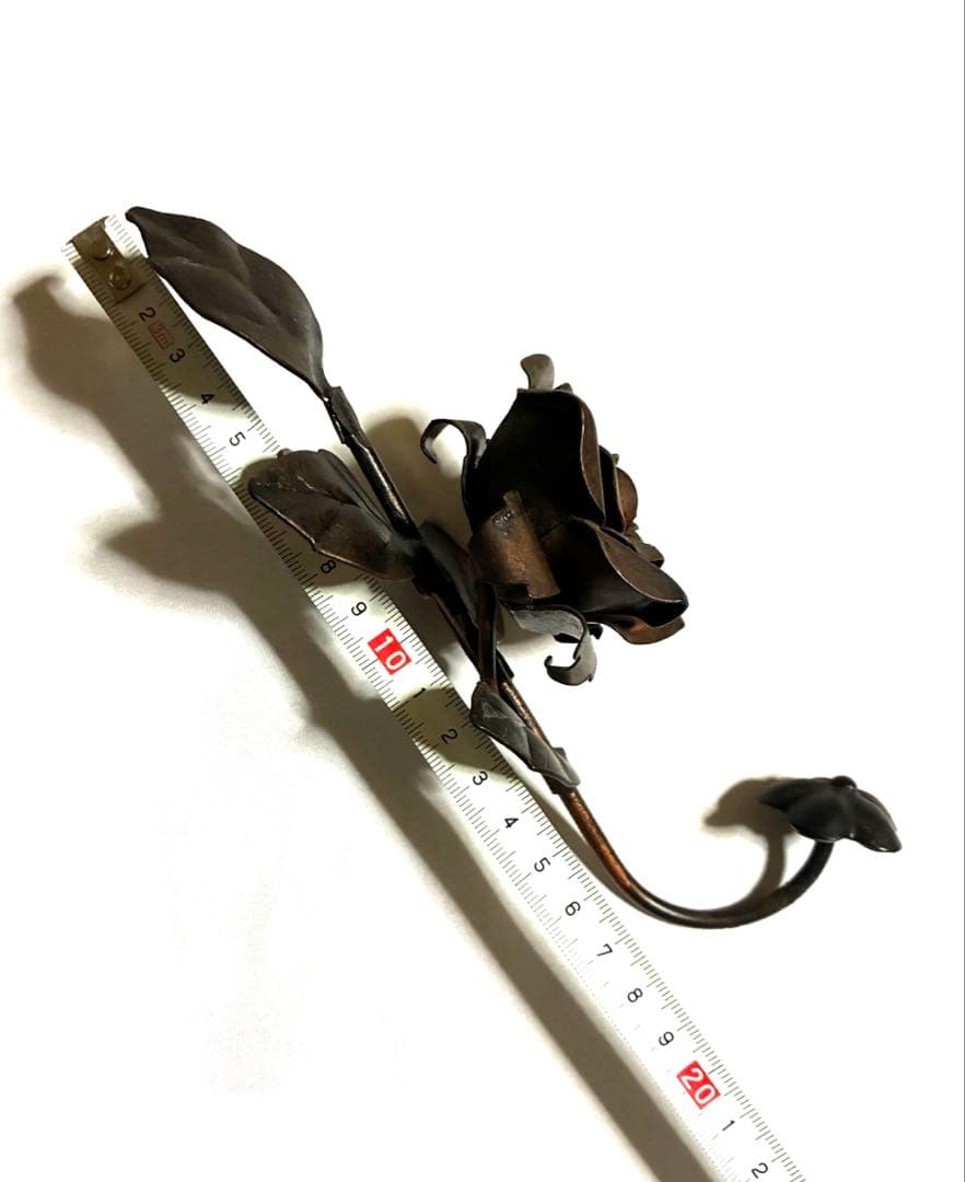 アイアンフック ウォールフック 薔薇 バラ リーフ アンティーク