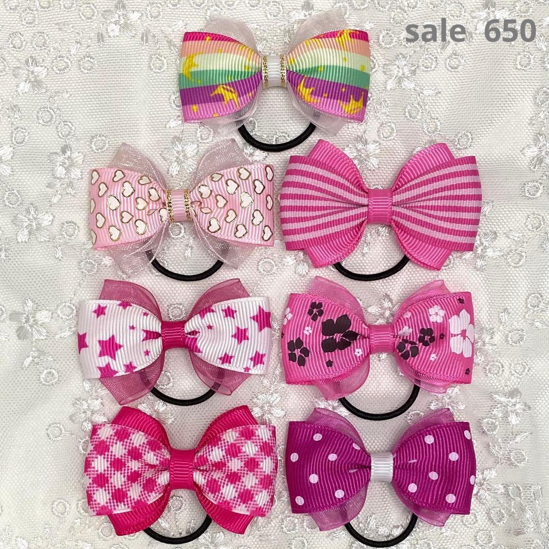 まとめ売り 650】ハンドメイド ヘアゴム 7個セット - メルカリ