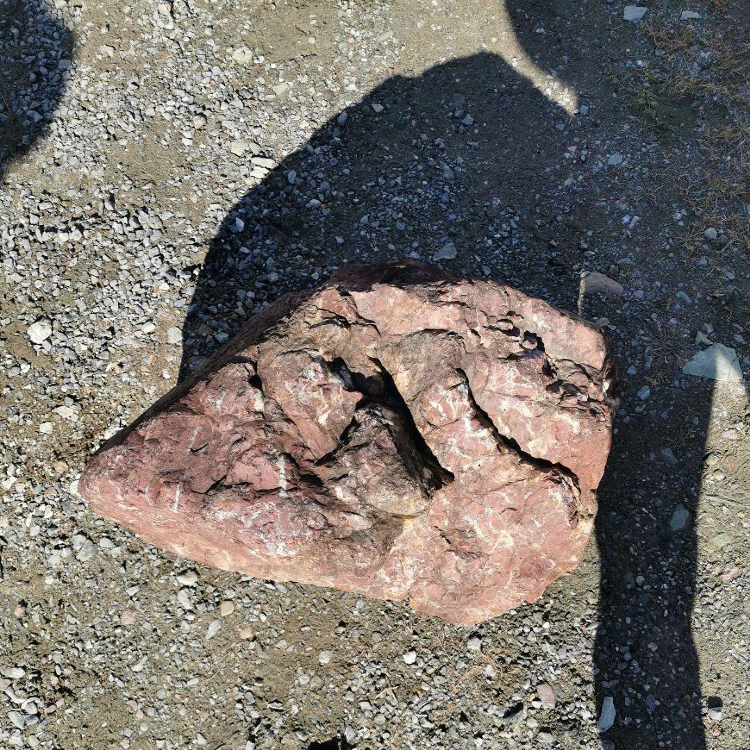 紅加茂石　117キロ　庭石　石　鑑賞石　庭　ガーデニング　置物　オブジェ