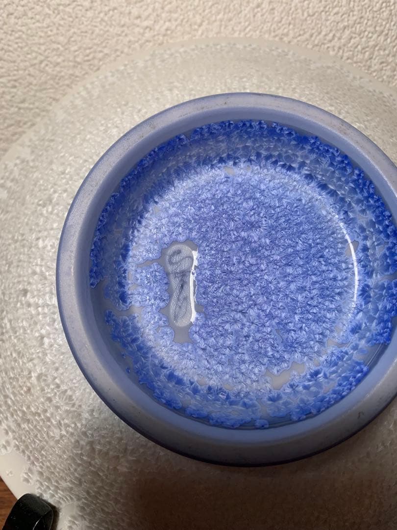 名工 馬場真右エ門 藍染水滴 藍染水滴 台皿 有田焼 真右ェ門窯 6枚