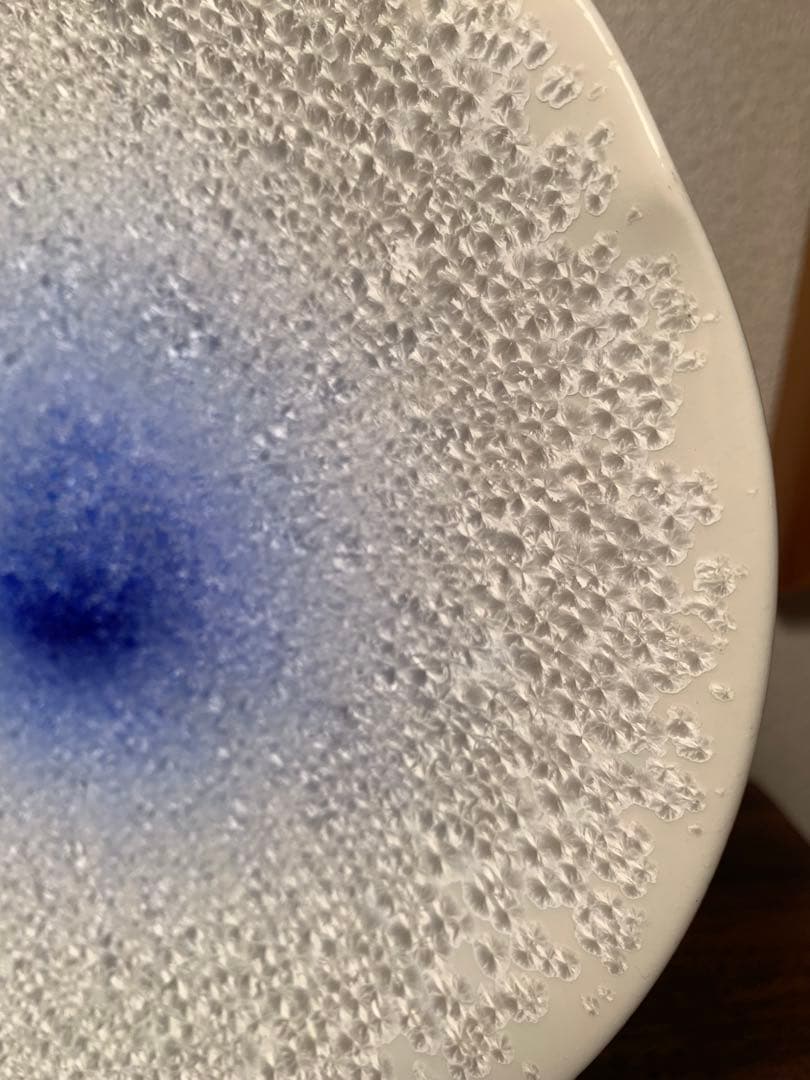 名工 馬場真右エ門 藍染水滴 藍染水滴 台皿 有田焼 真右ェ門窯 6枚