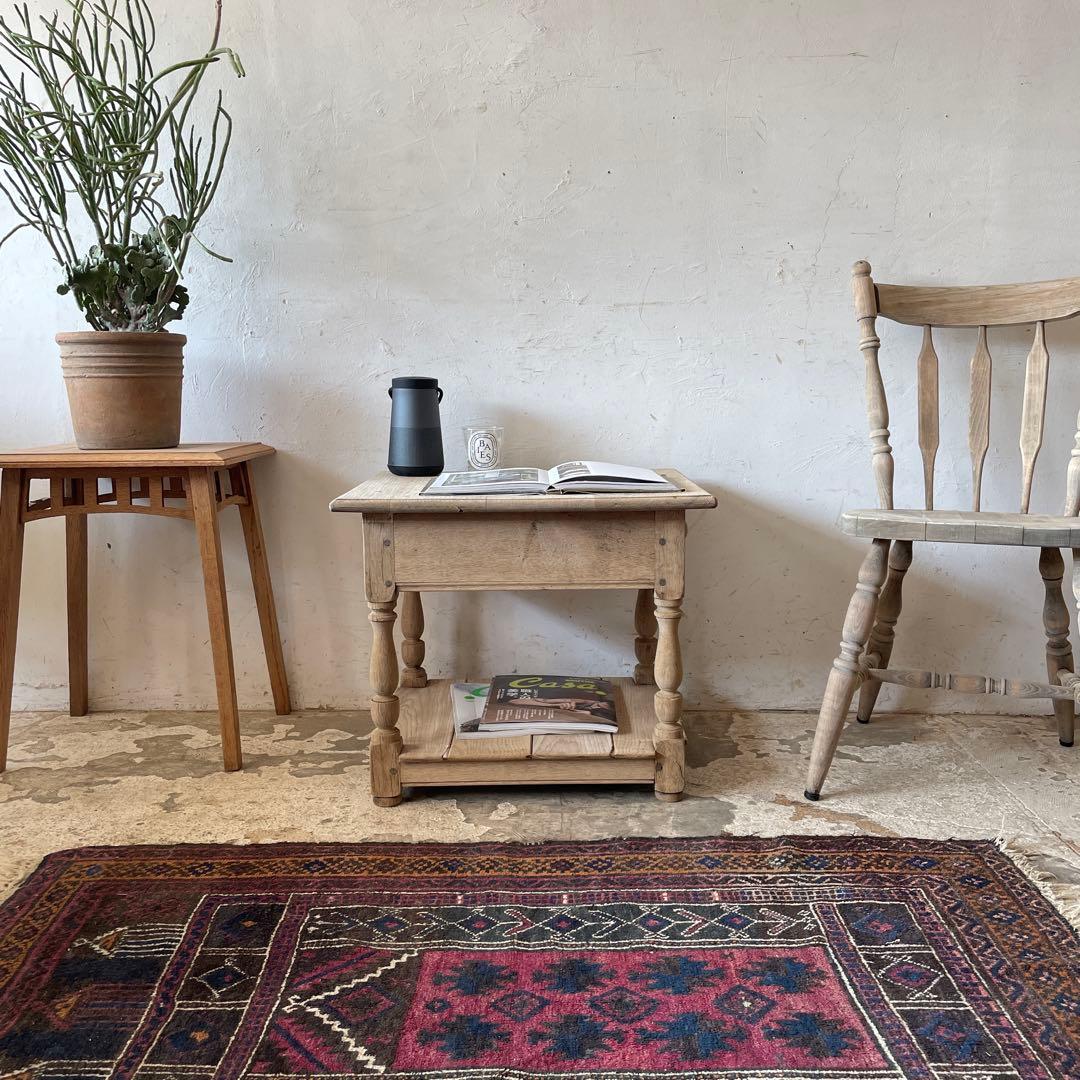 年末・年始SALE ビンテージ ドロワーサイドテーブル ベッドサイド　剥離