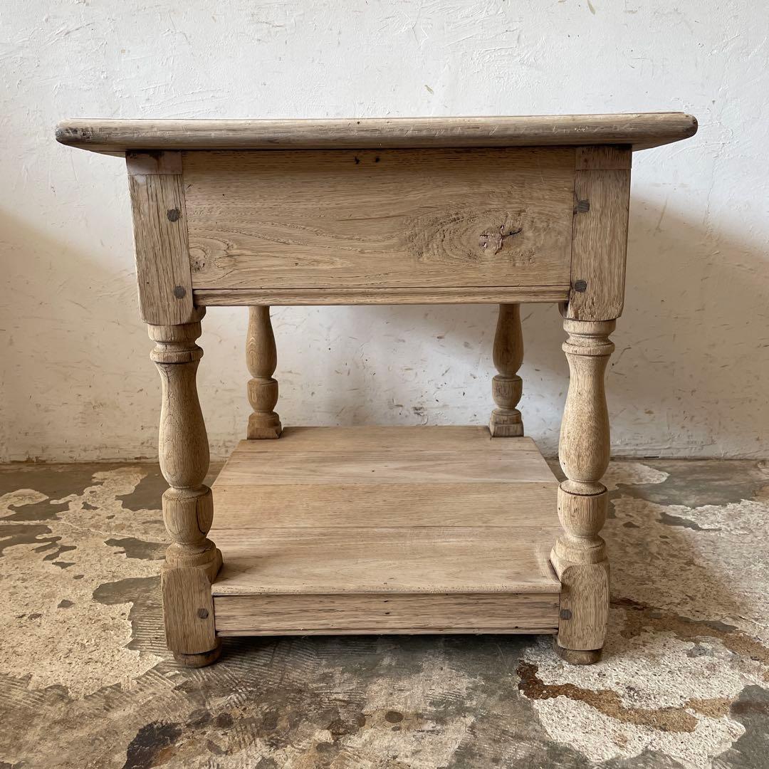 年末・年始SALE ビンテージ ドロワーサイドテーブル ベッドサイド　剥離