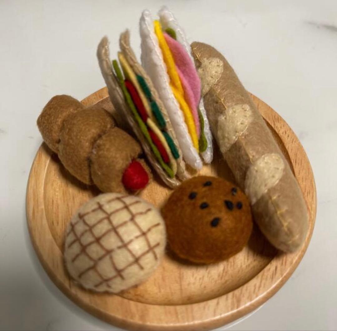 フェルト ミニチュアパン、サンドウィッチ