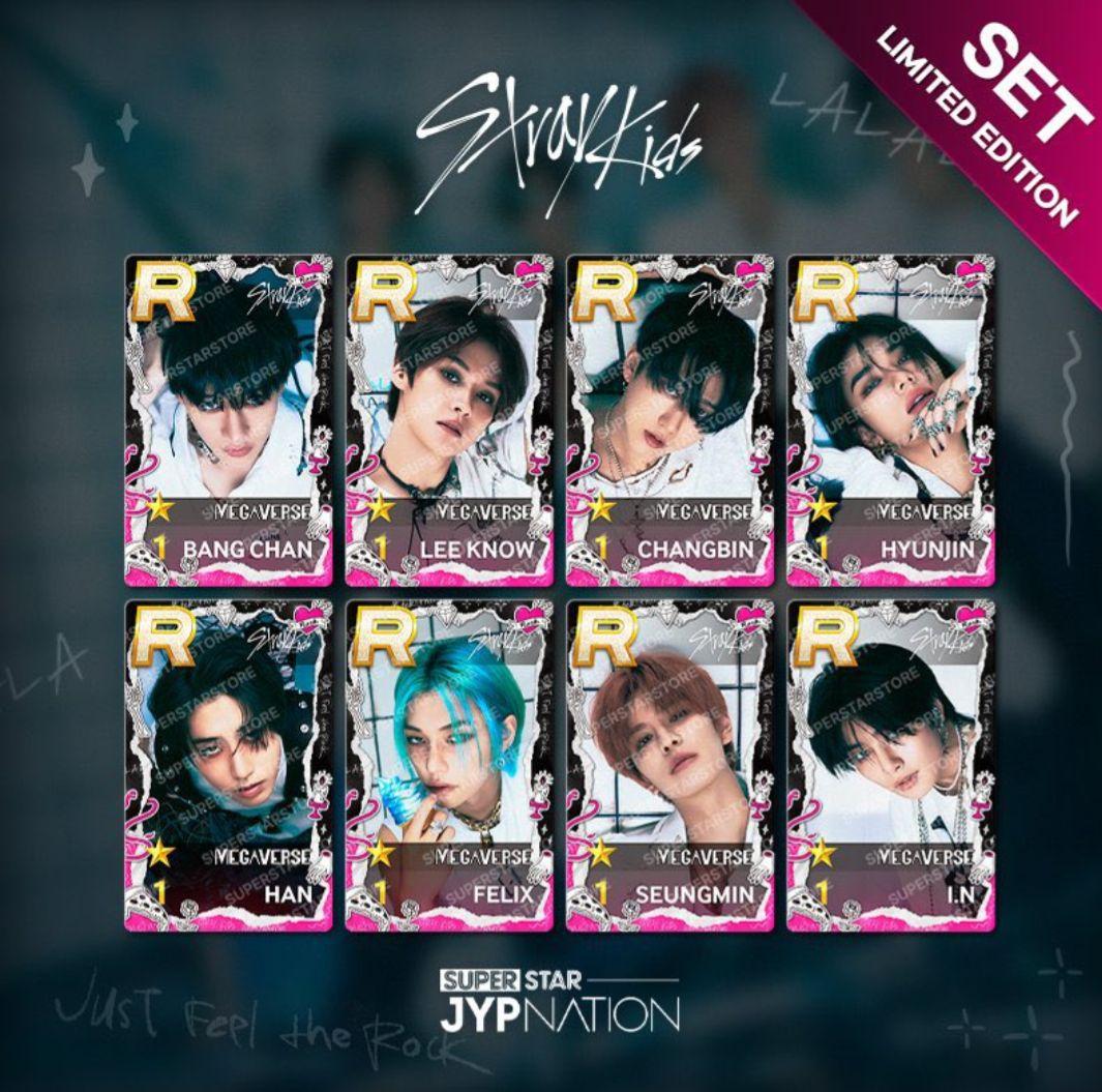 Straykids HAN SSJYP リアルカード 樂 megaverse - メルカリ