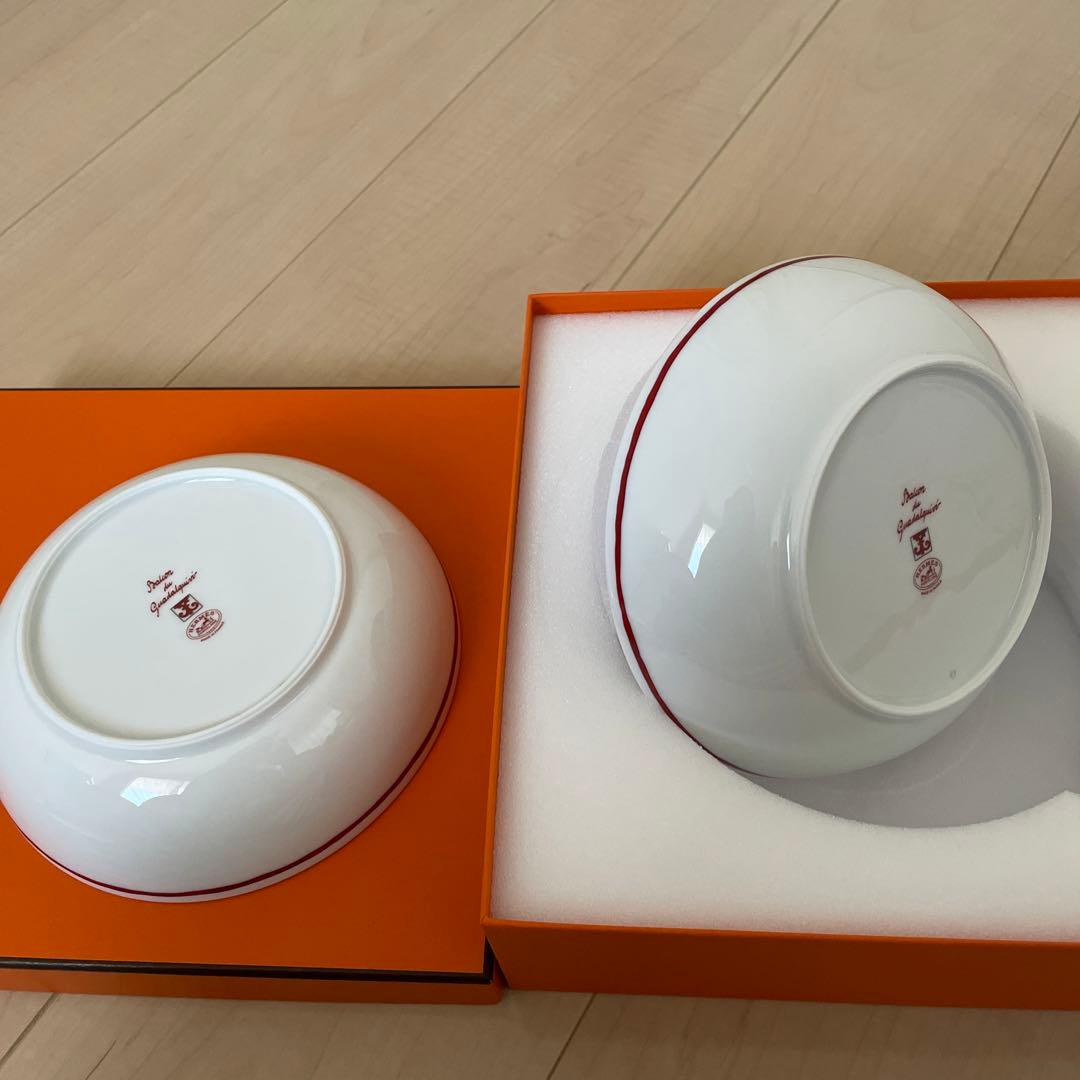 エルメス　HERMES ガダルキヴィール　ボウル　ペア