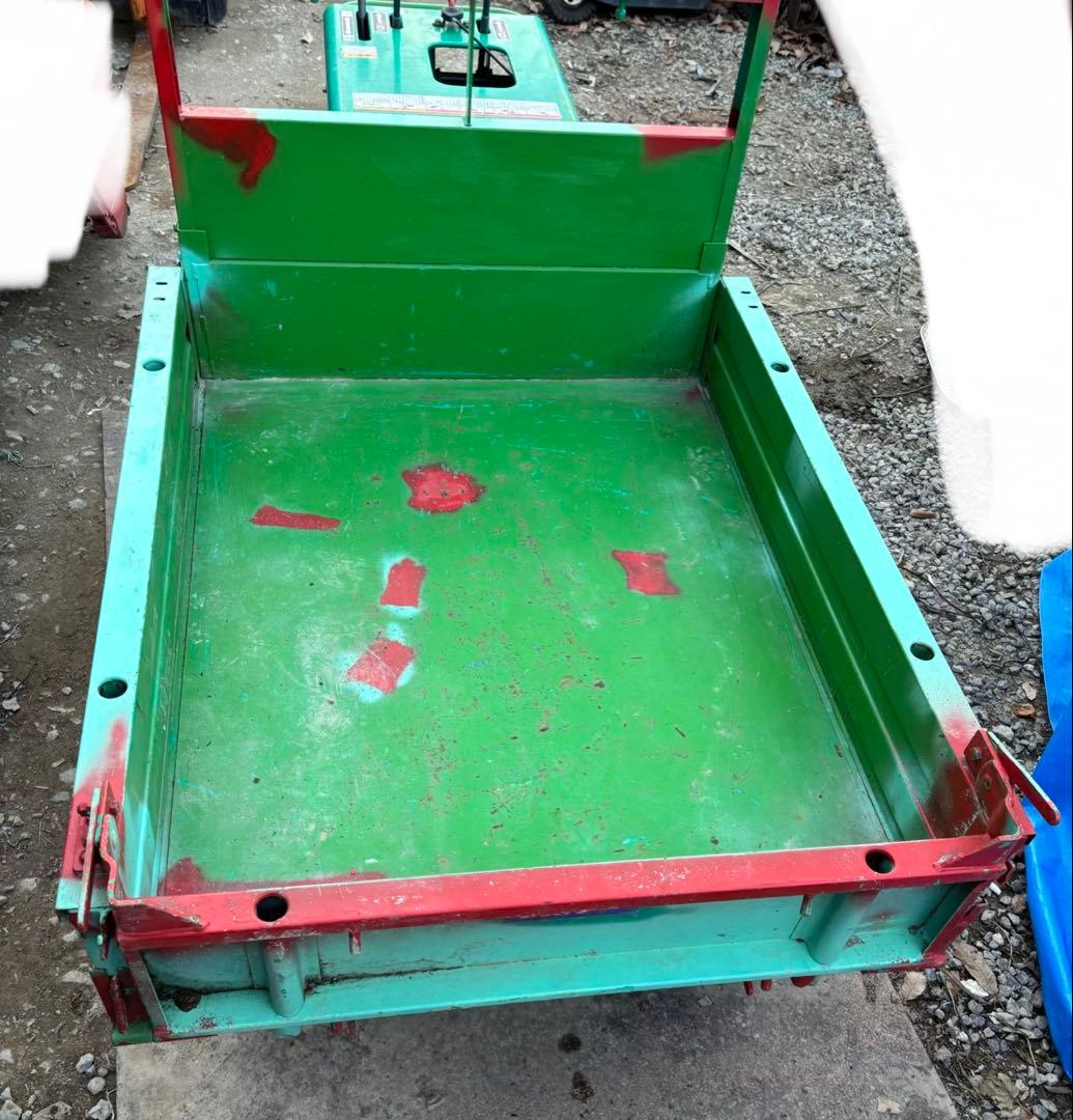 筑水キャニコムクローラー運搬車 BC40 4.2馬力 手動ダンプ積載400kg