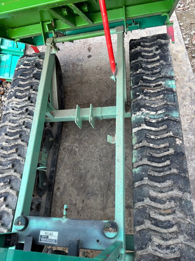 筑水キャニコムクローラー運搬車 BC40 4.2馬力 手動ダンプ積載400kg