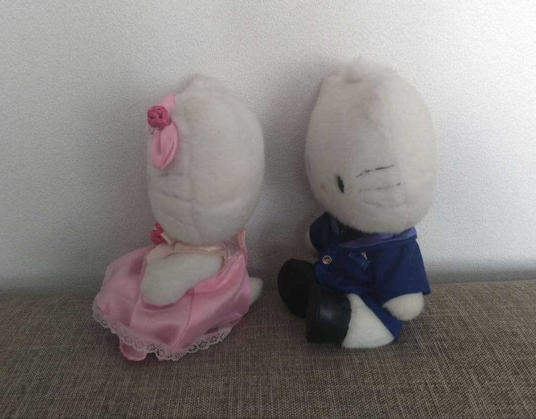 キティカタログにも連載レトロレアキティちゃん ダニエル ぬいぐるみ セット