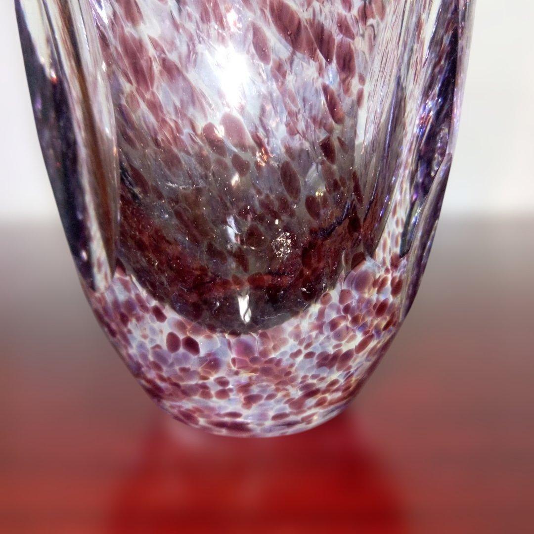 ☆未使用☆ KAMAYギャラリー ガラス フラワーポット 手作りガラス花瓶