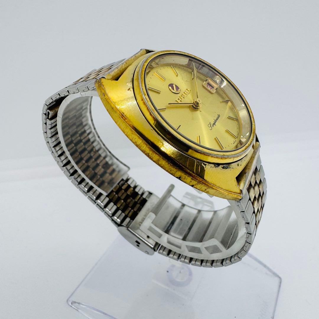✨RADO✨ラドー✨Simplonauto✨デイト✨ゴールド✨腕時計✨