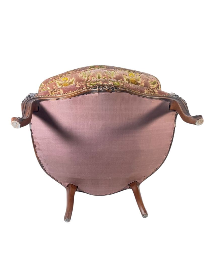 HR384 【美品】カリモク DOMANI ルイ15世 ロココ調　猫足