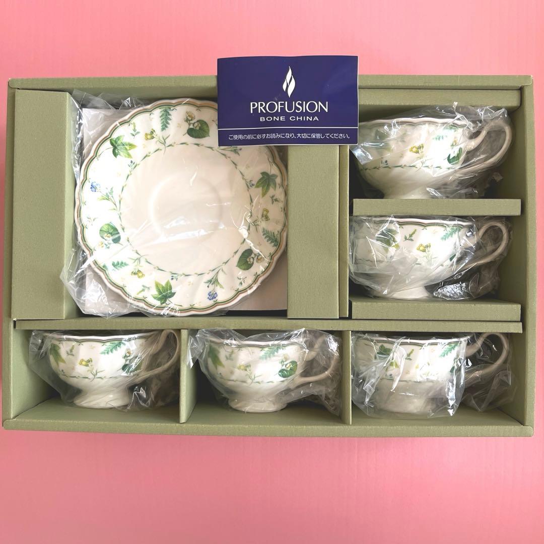 ナルミPROFUSIONティーカップ&ソーサー5客セット - メルカリ