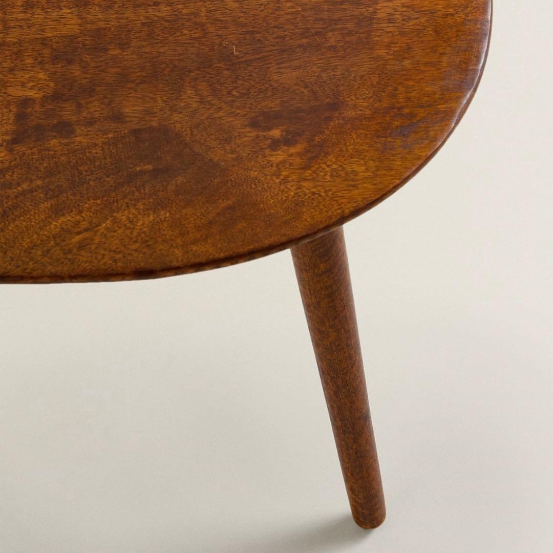 ZARA ベベル　ウッドテーブル　中