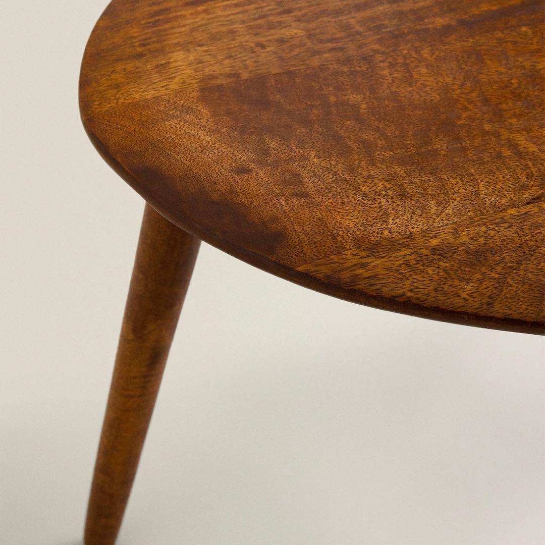 ZARA ベベル　ウッドテーブル　中