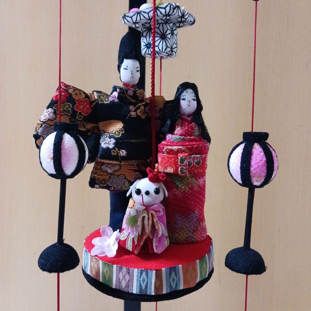 《いっちゃん様ご予約》★いちごちゃんのひなまつり吊るし飾り★ちりめん細工