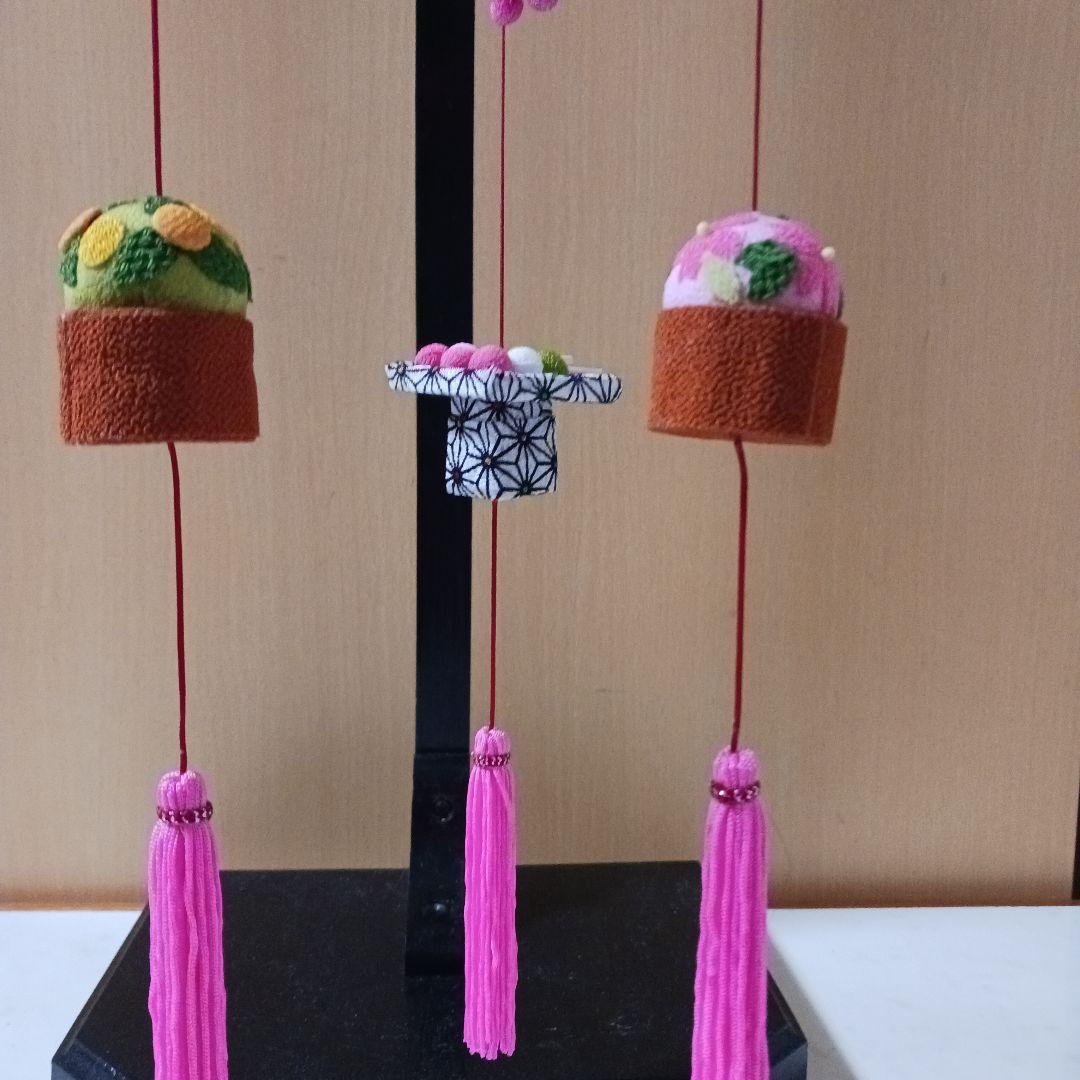 《いっちゃん様ご予約》★いちごちゃんのひなまつり吊るし飾り★ちりめん細工