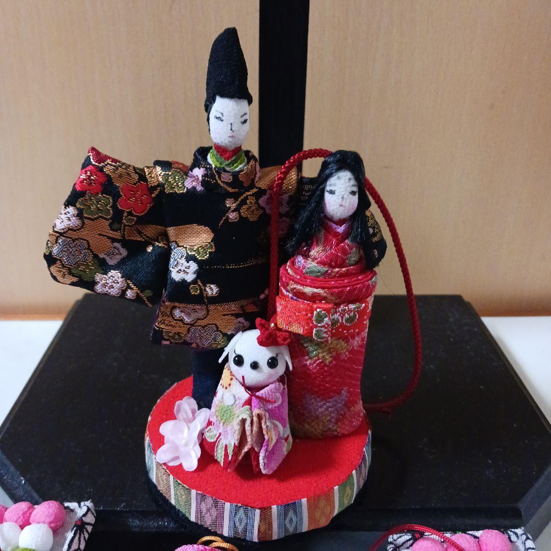 《いっちゃん様ご予約》★いちごちゃんのひなまつり吊るし飾り★ちりめん細工