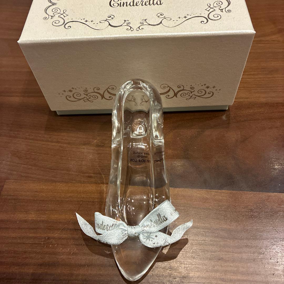 ディズニーシンデレラ ガラスの靴 透明　シチズンジュエリー限定品　オブジェ