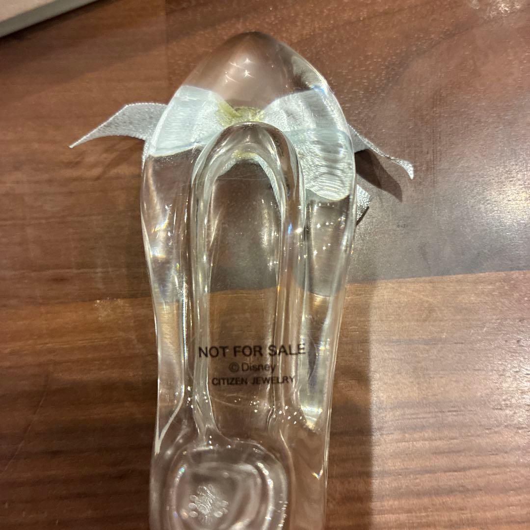 ディズニーシンデレラ ガラスの靴 透明　シチズンジュエリー限定品　オブジェ