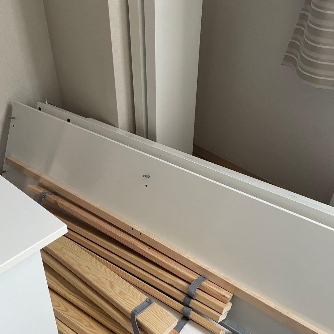 IKEA NOLDLI セミダブルベッドフレーム 引き出し付き　大阪市内引取希望