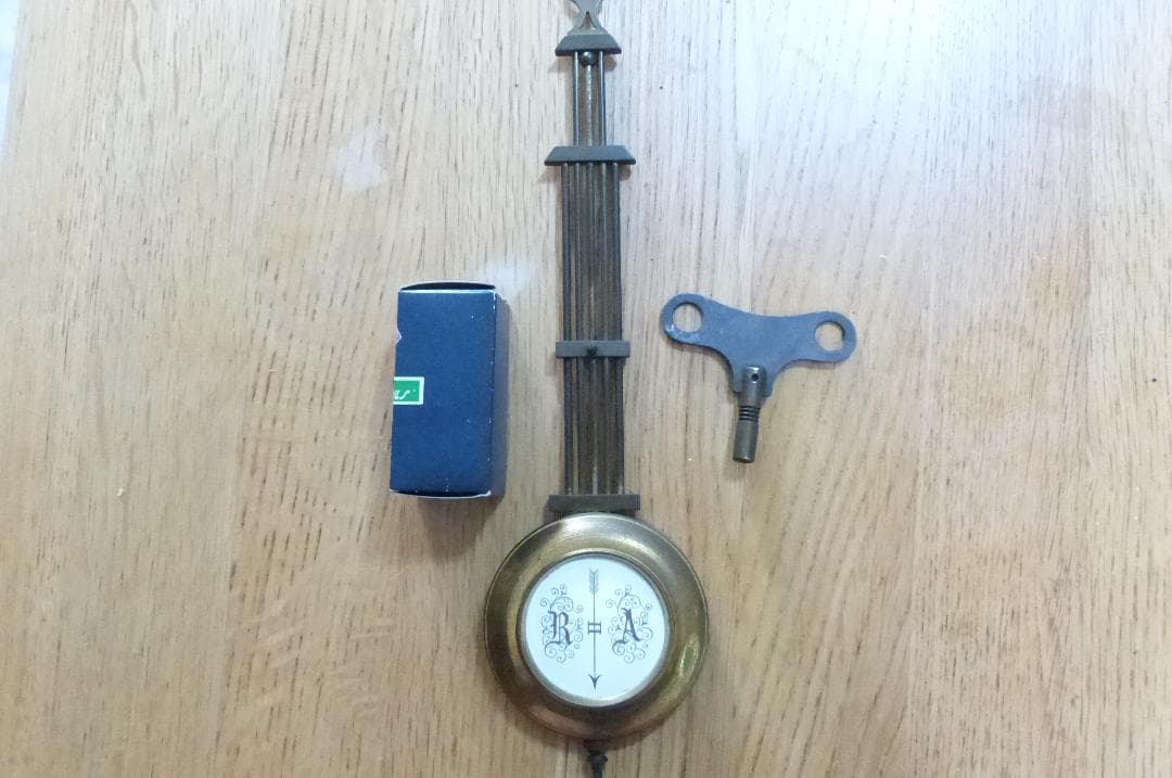 ユンハンス　スリゲル型　柱時計　オーバーフォール済