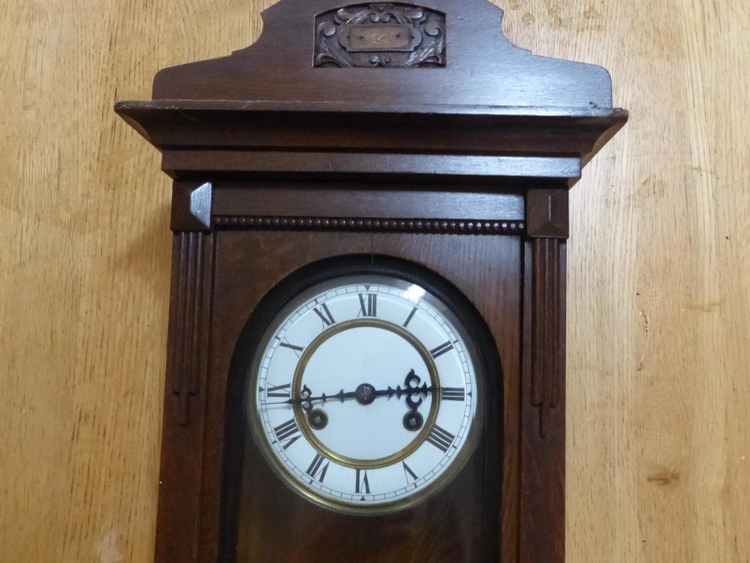 ユンハンス　スリゲル型　柱時計　オーバーフォール済