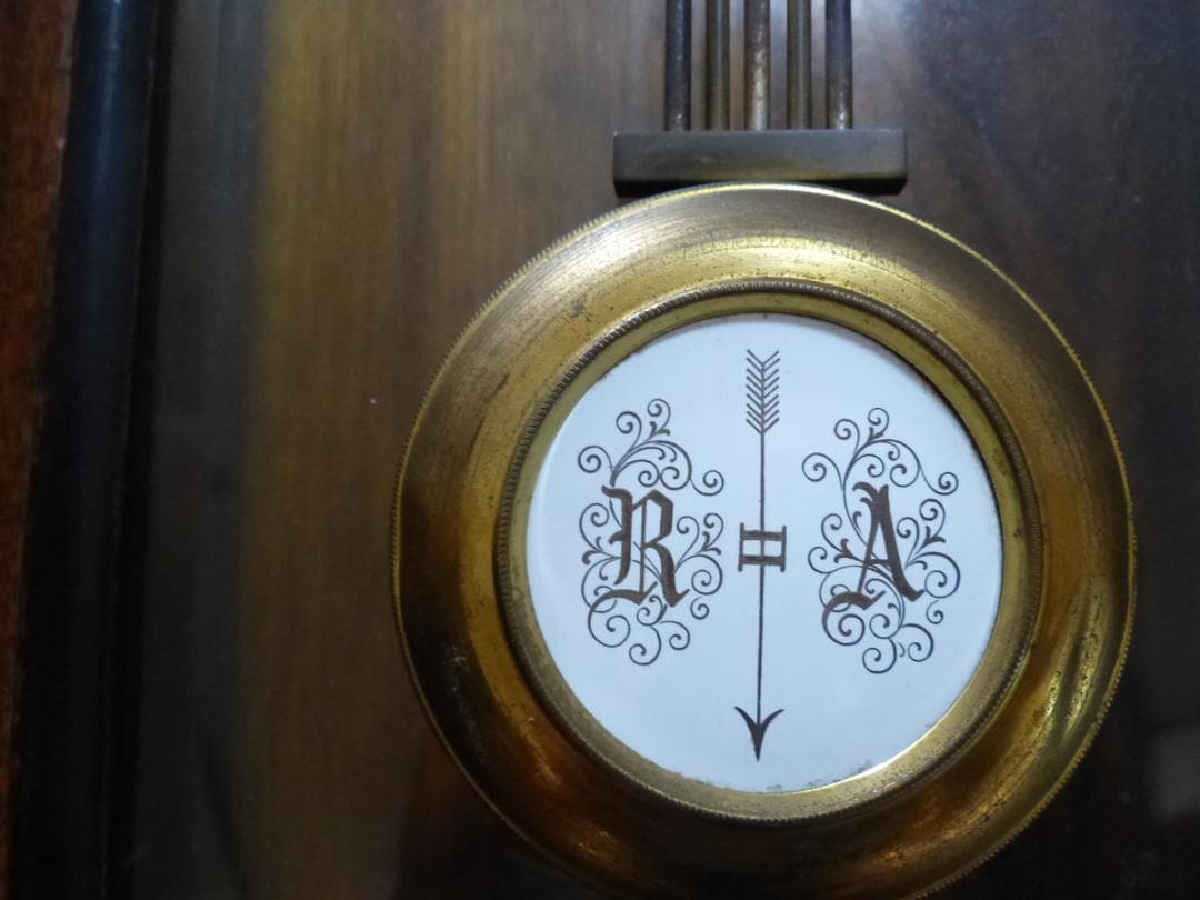 ユンハンス　スリゲル型　柱時計　オーバーフォール済