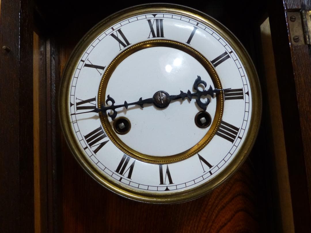 ユンハンス　スリゲル型　柱時計　オーバーフォール済