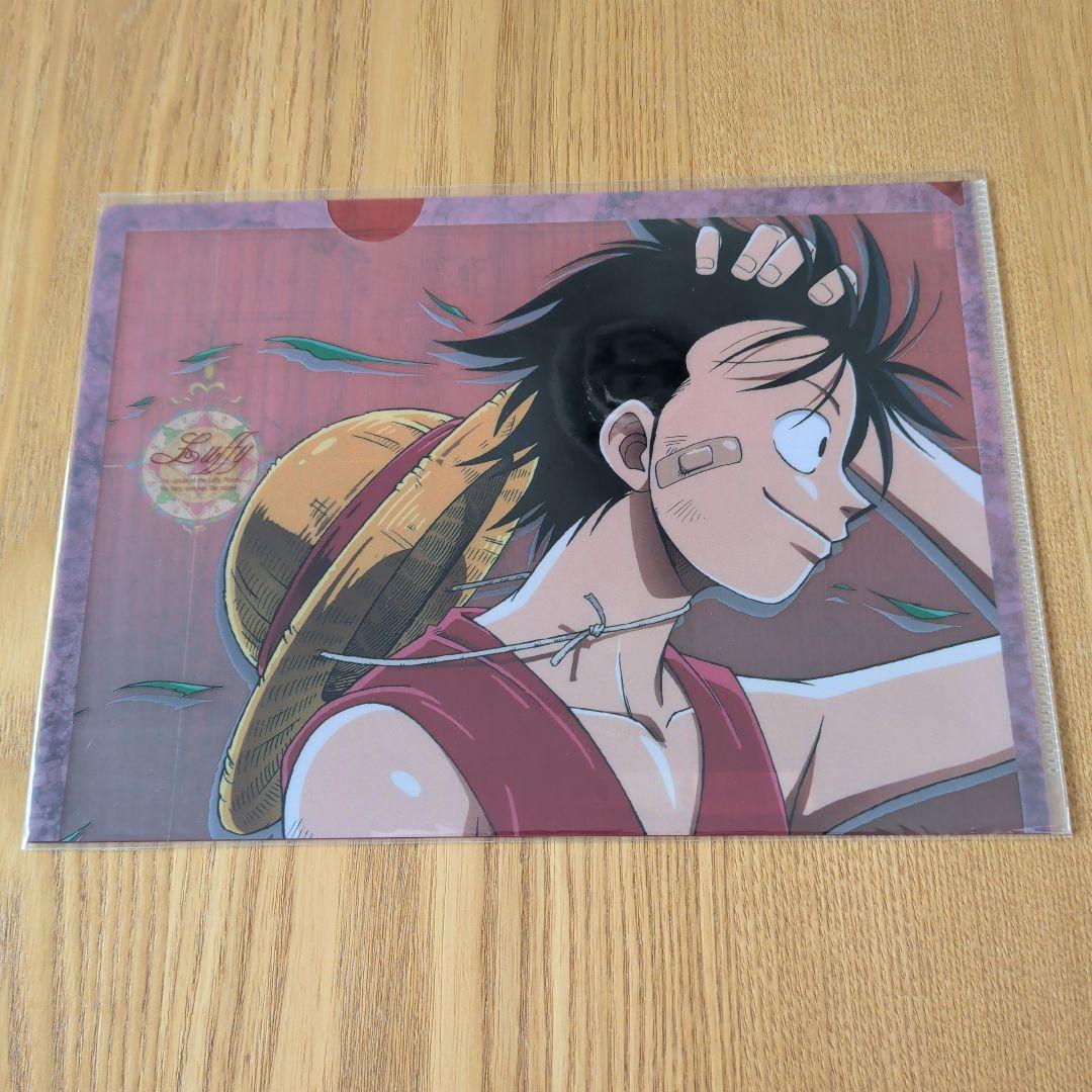 ONE PIECE クリアファイル2枚（ルフィ＆ゾロ）B5サイズ