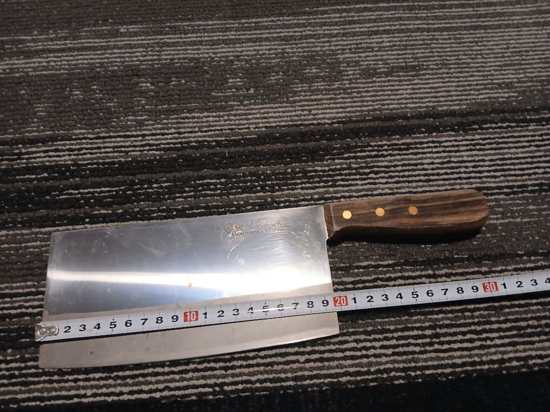 中華包丁 堺一文字光秀木製ハンドル