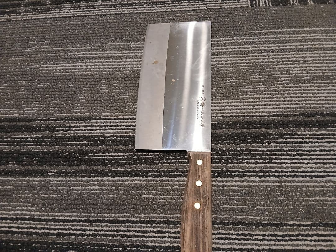 中華包丁 堺一文字光秀木製ハンドル