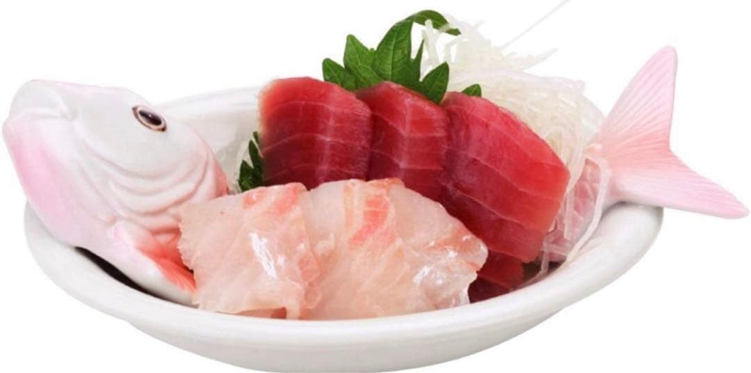 おもしろ食器「 お魚の刺身盛り付け皿 」中皿 2個セット - メルカリ