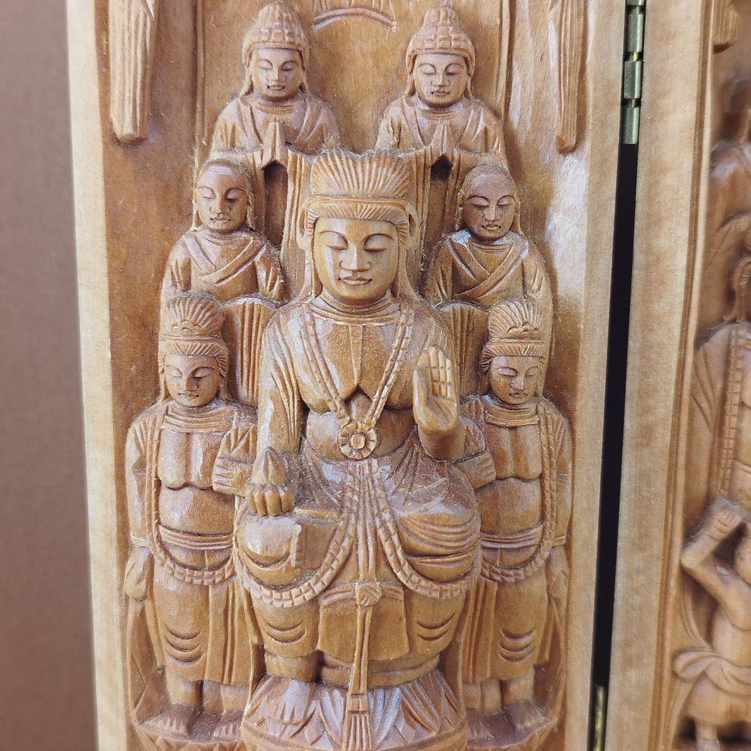 インド老山白檀「国宝緒尊仏籠」《整理番号:BU002》