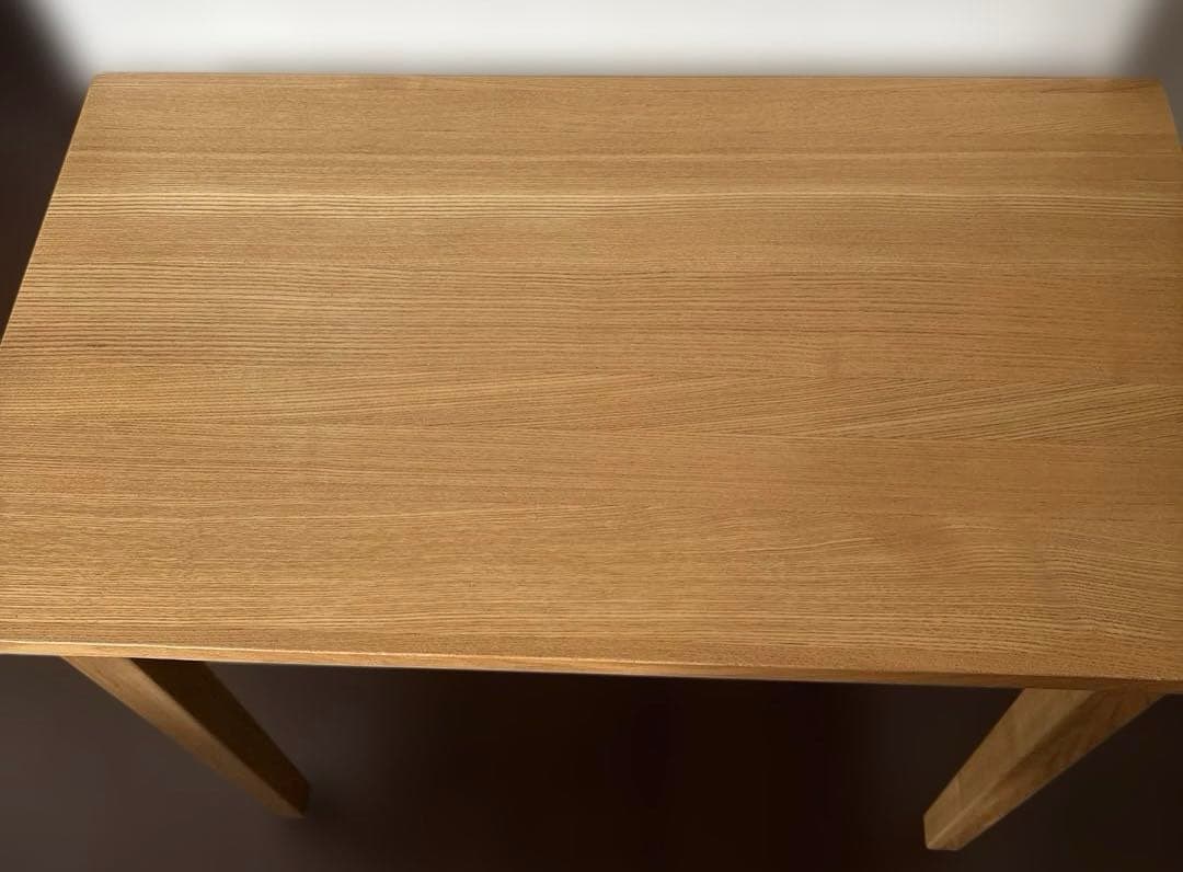 ひろ☆無印良品 タモ材 パーソナルデスク