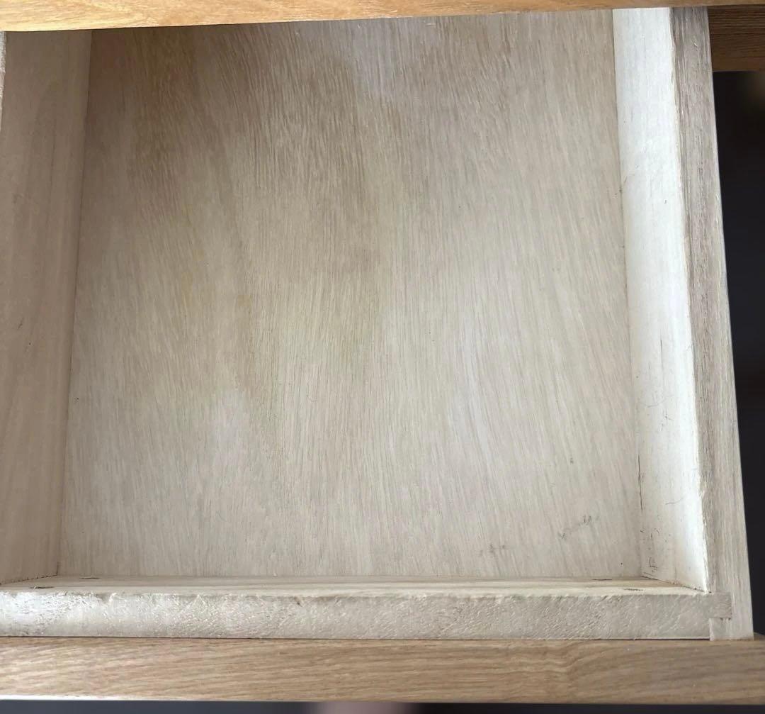 ひろ☆無印良品 タモ材 パーソナルデスク