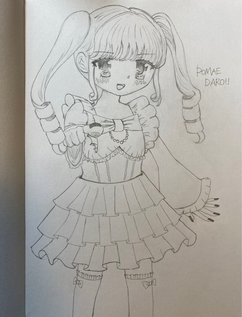 ♡ご依頼　リクエスト　スケブ　絵　イラスト　原画　色紙