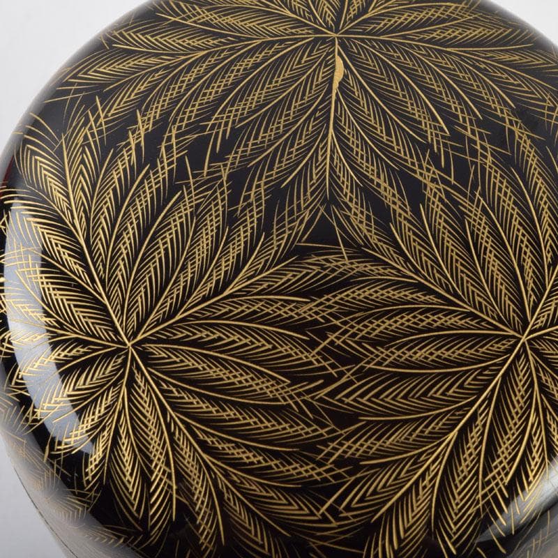 茶道具 輪島塗 岡本陽斎作 忍彫沈金 棗 共箱 V 9074 - メルカリ