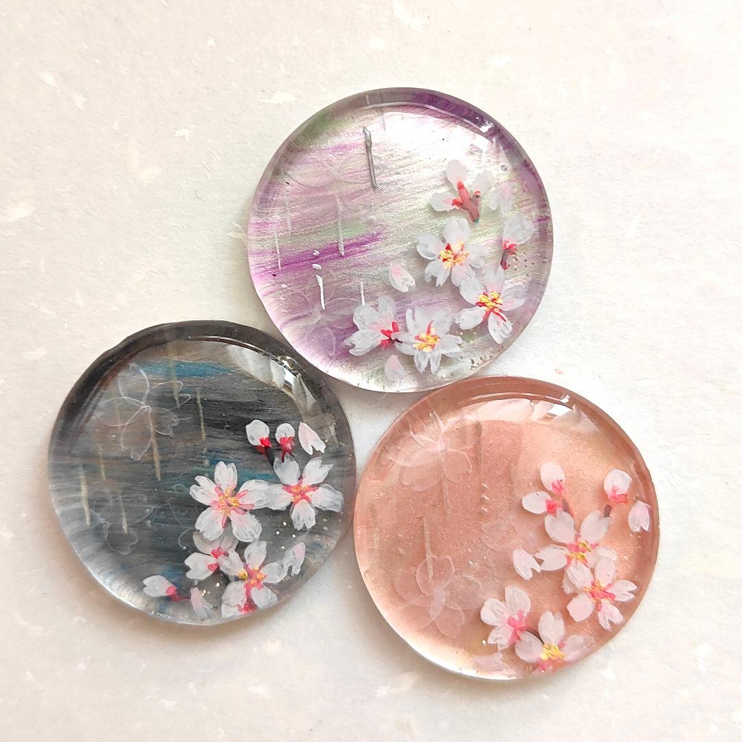 997】ハンドメイド レジン ヘアゴム ポニーフック - メルカリ